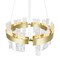 Cwi Lighting Guadiana 24 in LED Satin Gold Chandelier 1246P24-602-A - alternate 2